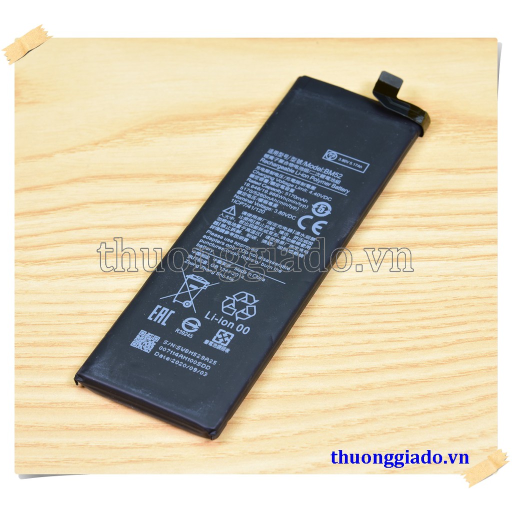Thay pin Mi Note 10 Pro, Mi Note 10 Lite, Mi Note 10, Mi CC9 Pro (BM52) 5170mAh