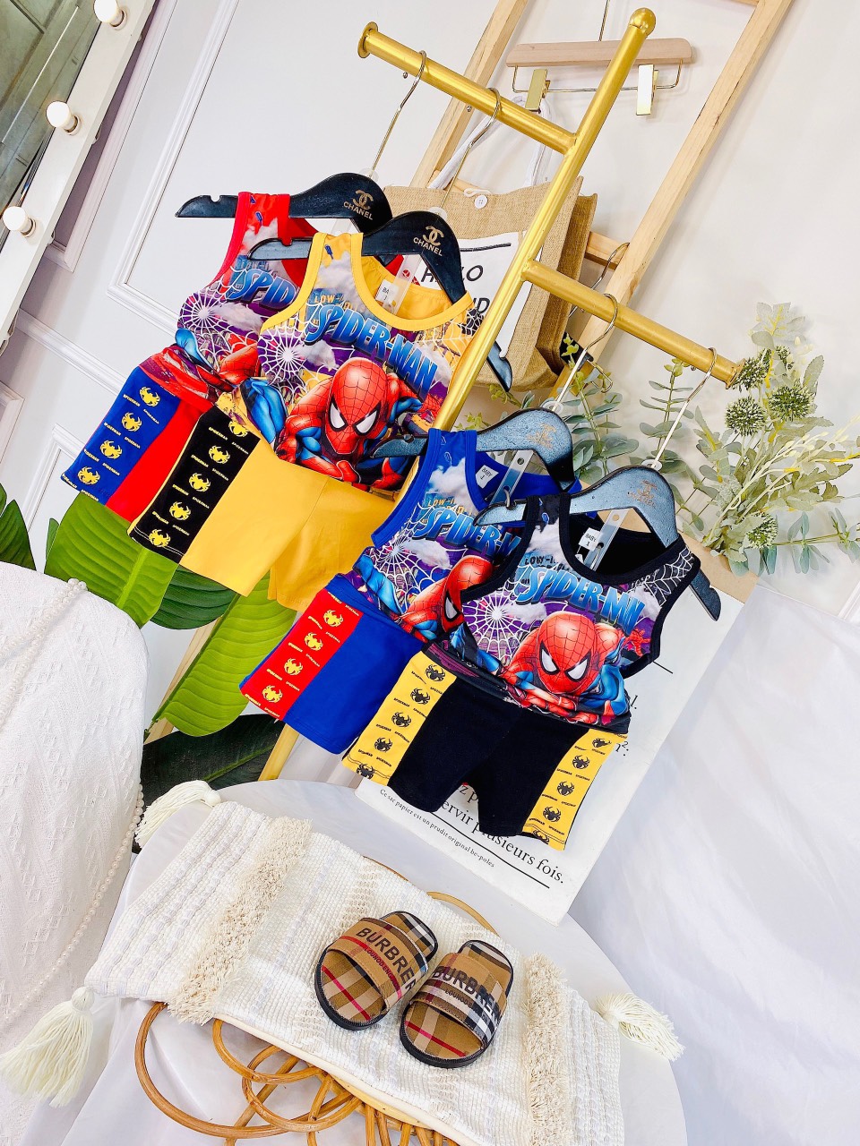 Set 3 chi tiết bộ siêu nhân nhện cho bé trai (kèm ảnh thật)
