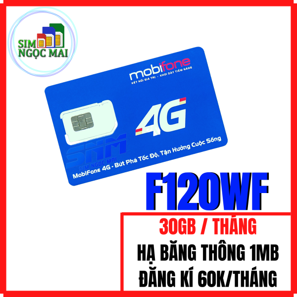 [FREESHIP] Sim 4G Mobifone F120WF - C50N - DIP50 - FD50 - 30GB - 75GB DATA TỐC ĐỘ CAO - MAXDATA XÀI THẢ GA CHỈ 50K/THÁNG - SIM NGỌC MAI