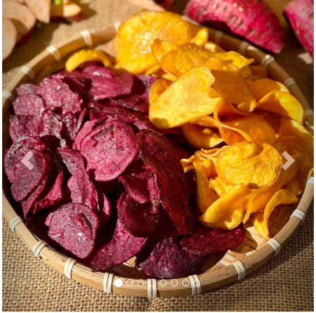 [HCM]1kg Khoai lang sấy mật ong vàng + tím