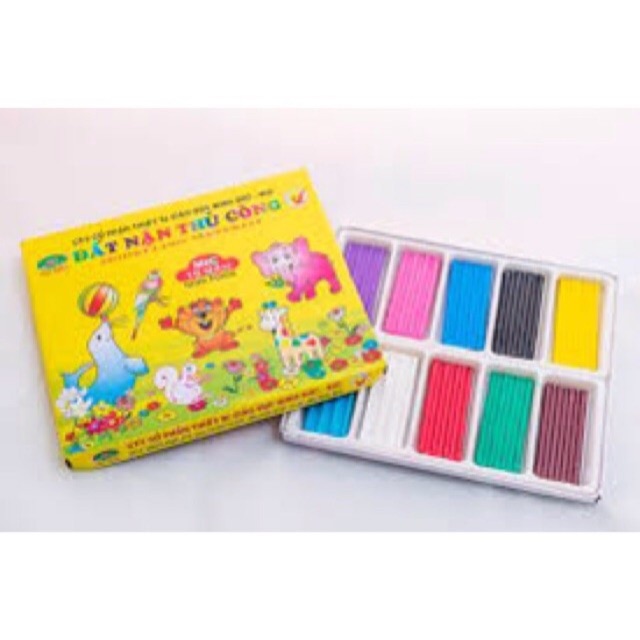 Đất nặn mic 5màu, 6 màu, 10 màu
