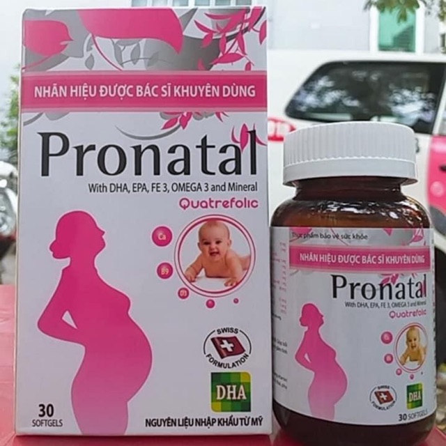 HCMCHÍNH HÃNG Pronatal DHA cung cấp dưỡng chất cho bà bầu bổ sung canxi
