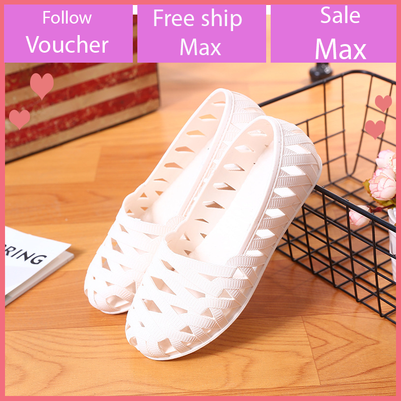 Giày đi mưa ,giày đi biển, chống trơn trượt, đế bằng, phù hợp cho mùa hè Vietshoes68 V163