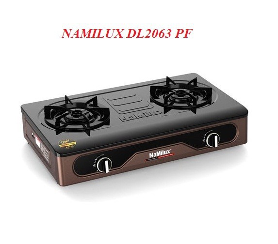 BẾP GA ĐÔI NAMILUX DL2063PF MẶT BẾP TRÁNG MEN