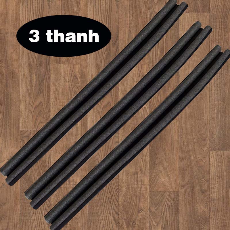 Combo 3 miếng nẹp mút xốp chặn đáy khe cửa chặn 2 phía chống côn trùng, ngăn gió bụi, kẹt chân