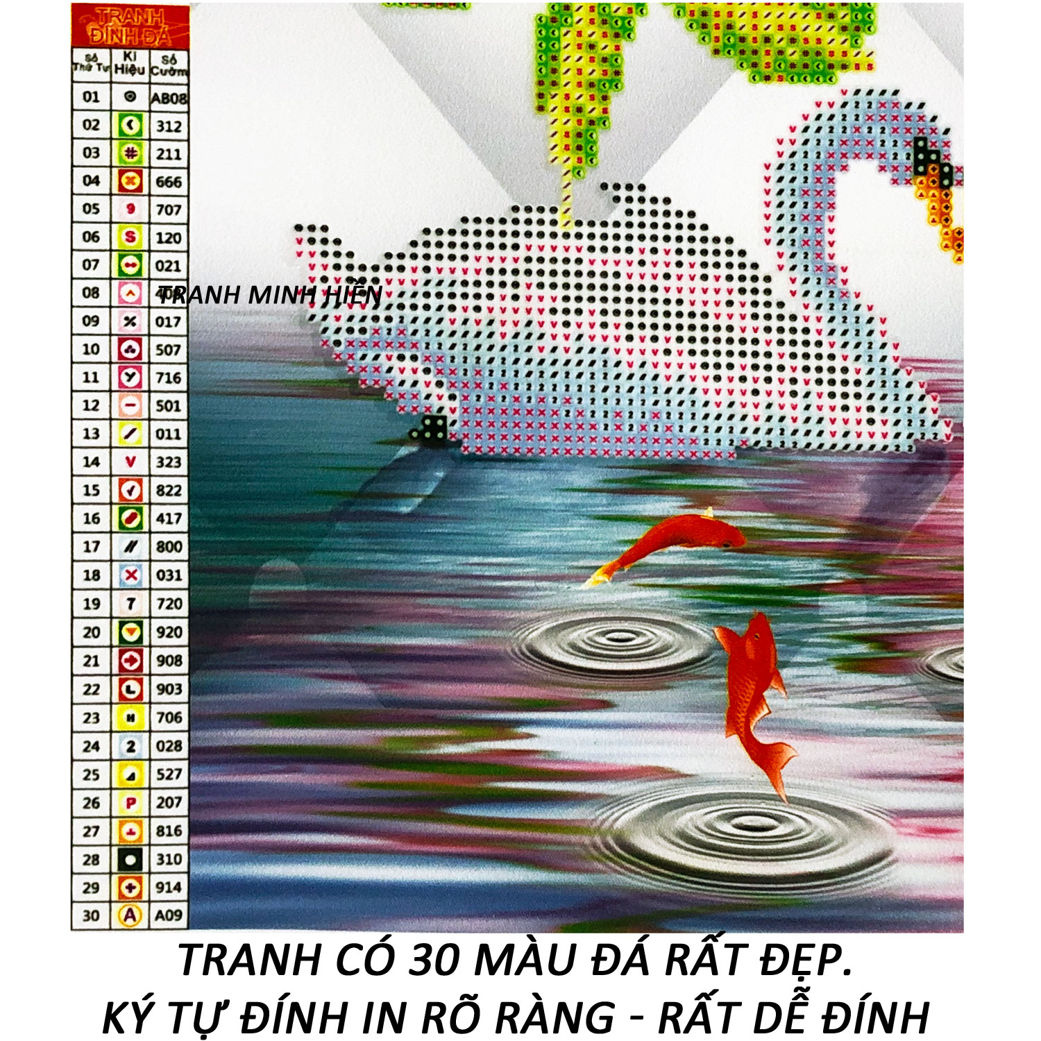 Tranh Đính Đá Đẹp - Cha Mẹ Là Biển Trời Yêu Thương 06 (Kèm Quà Tặng) - Tranh Minh Hiền (TỰ ĐÍNH ĐÁ)
