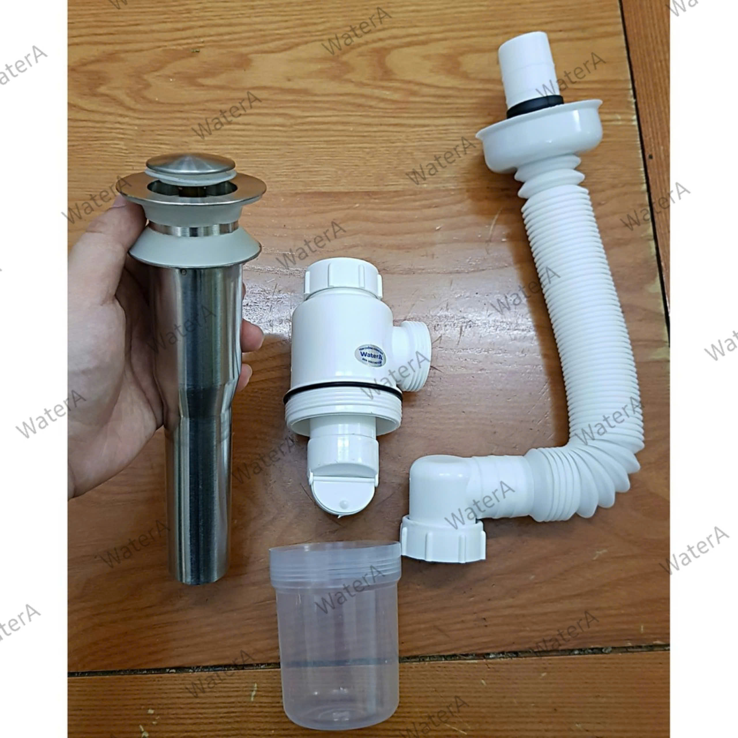 [Chính hãng WaterA ] BỘ XẢ LAVABO NHẤN RUỘT GÀ CAO CẤP (XI PHÔNG CHẬU)