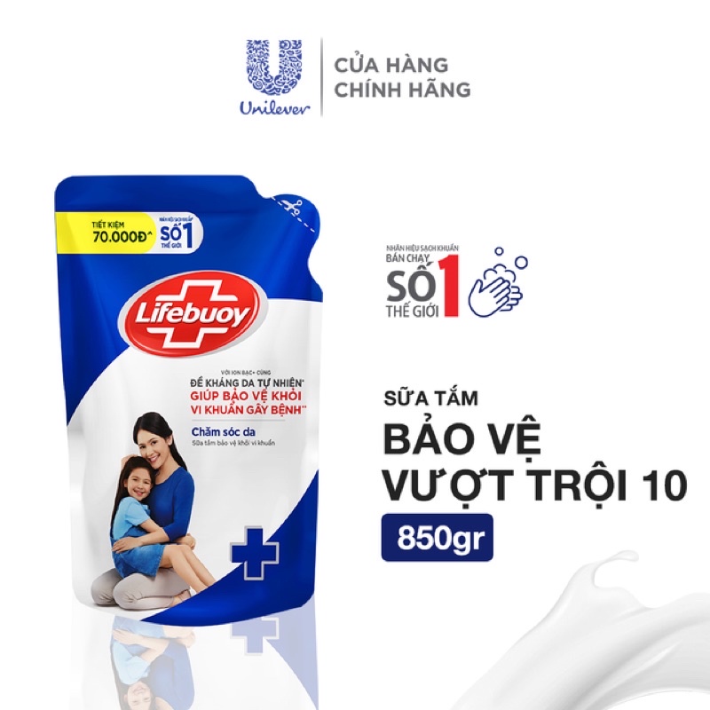 Sữa tắm lifebuoy túi 800g