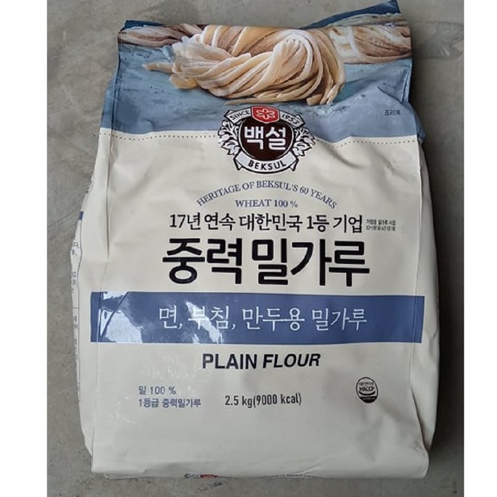 Bột mì Hàn Quốc beksul 2,5kg số 8-11-13