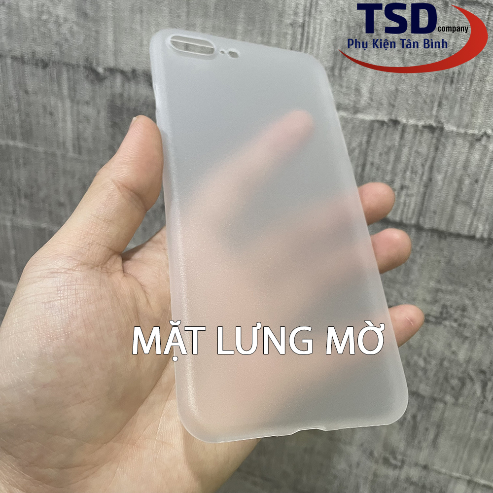 Combo 2 Ốp Lưng Trong Nhám Unibody Cho iPhone 7 Plus & 8 Plus