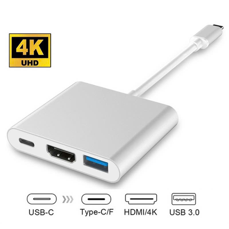 High Quality Type-C to USB 3.0 HDMI Adapter Cable