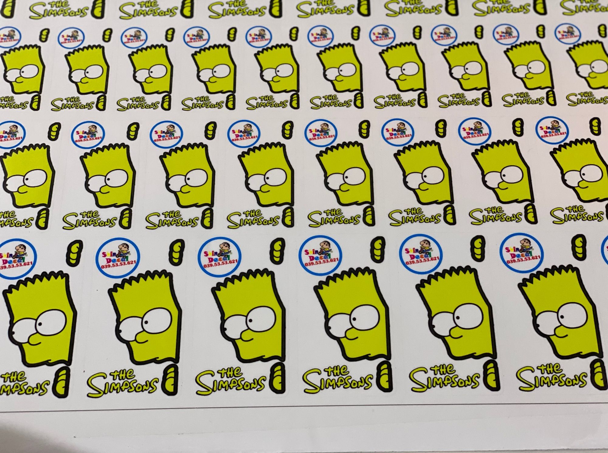 Combo 3 tem Simpson dán điện thoại ....