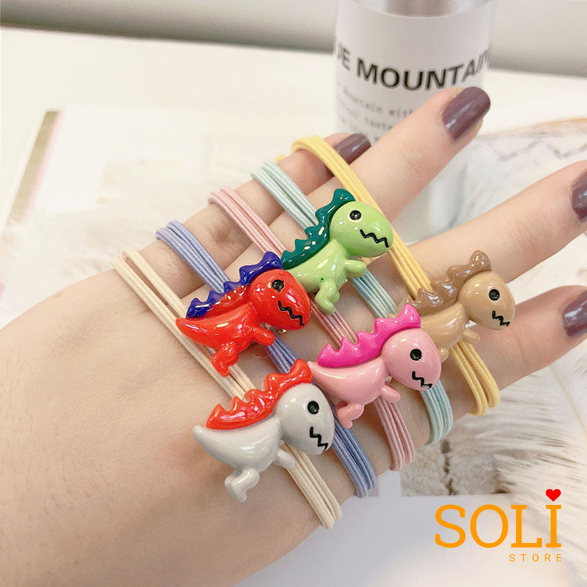 [Set 5] Cột tóc vải nơ lớn dễ thương CT09