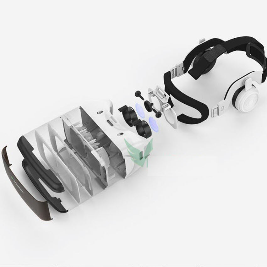 Kính VR Shinecon 6.0 G06EB có tai nghe hỗ trợ xem phim 3D trên điện thoại thông minh