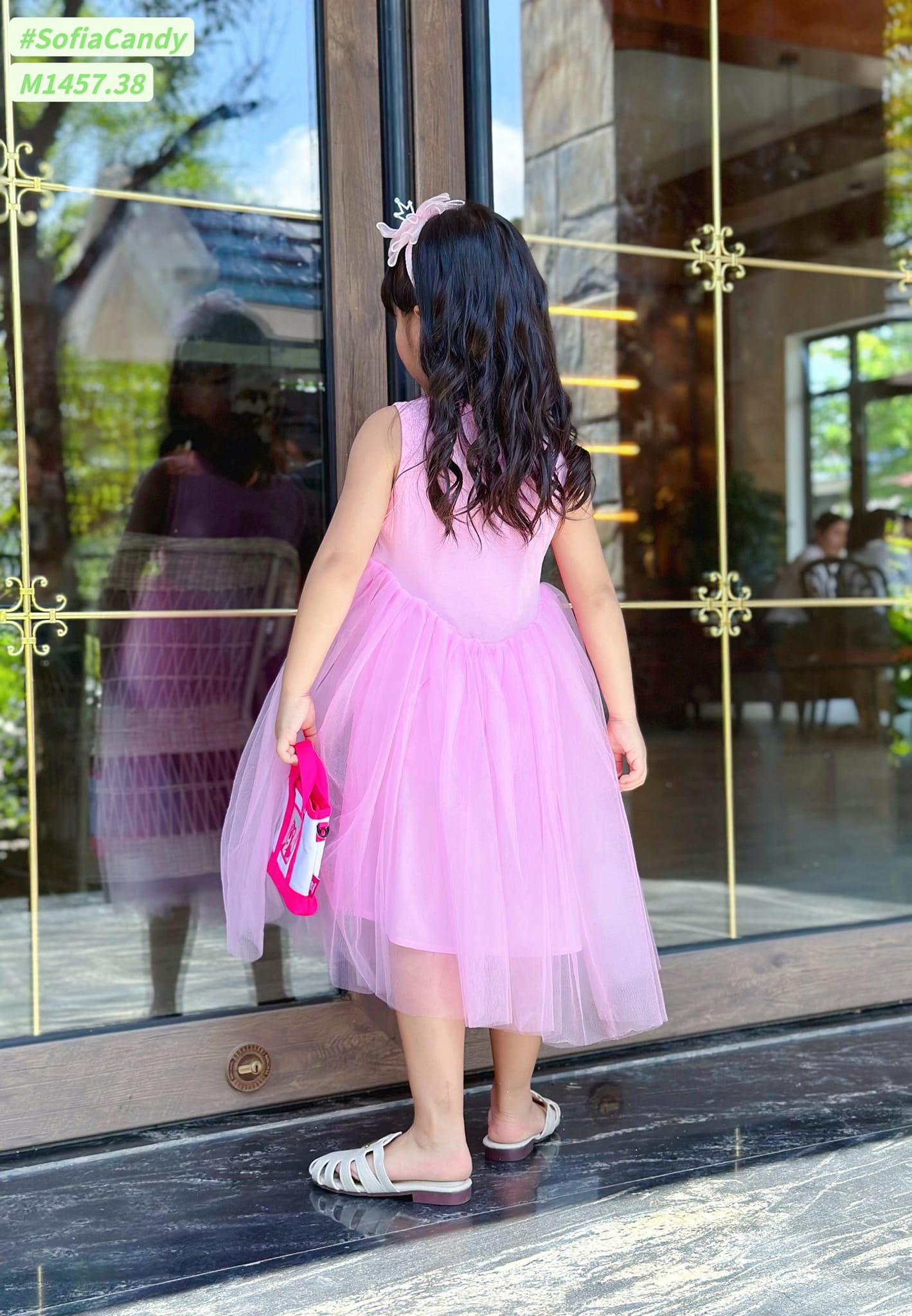 Đầm gấu Dâu Sofia candy Xinh Xỉu