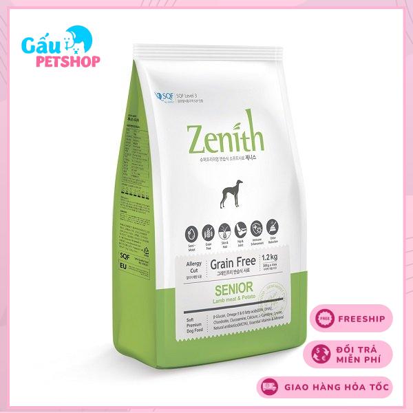 Thức ăn hạt mềm ZENITH SENIOR cho chó già (xanh lá)