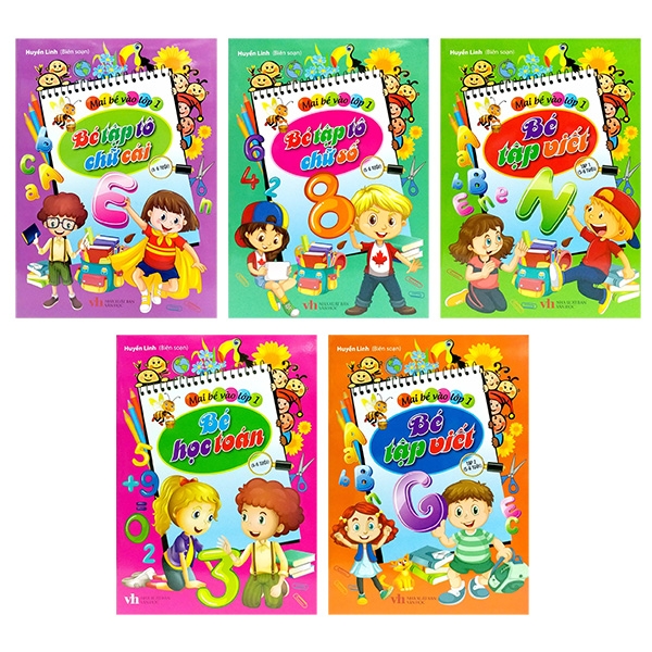 Fahasa - bộ sách mai bé vào lớp 1 - bộ 5 cuốn
