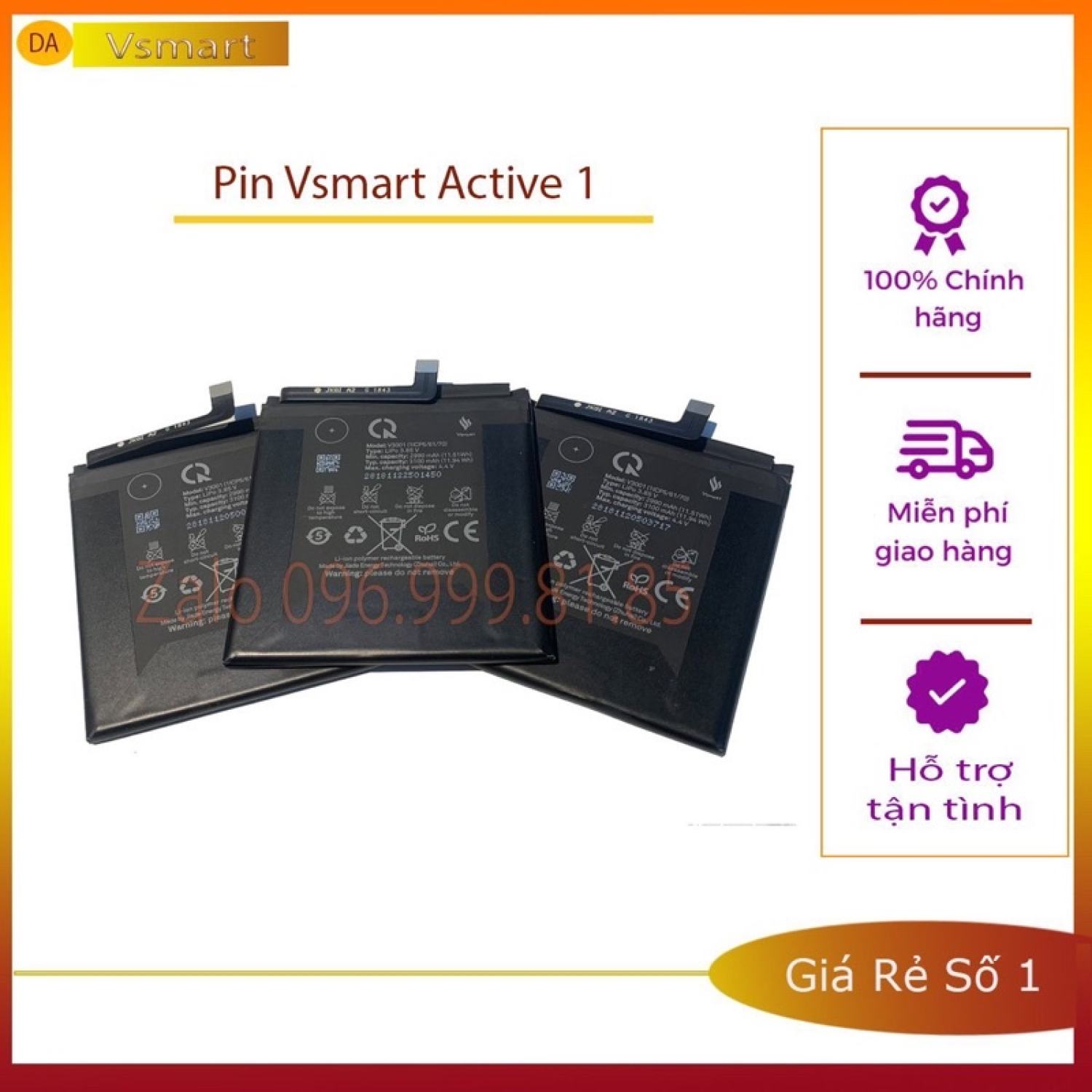 Pin Vsmart Active 1 New Chính Hãng(Freeship)