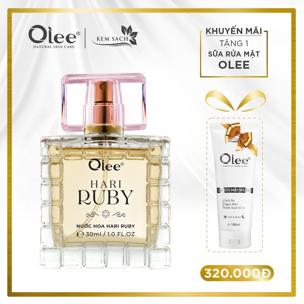 kem sạch mỹ ngân.Nước Hoa Nữ Hari Ruby Lưu Hương 8 Tiếng