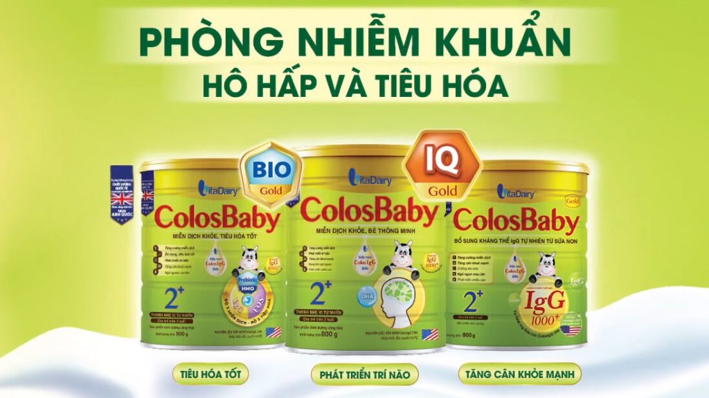 Sữa Colos Baby DHA số 0+ 800g