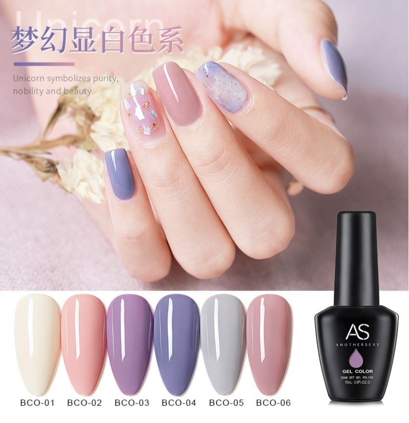 [HCM]Sơn Gel As mã BCO 15ml - chai đen chính hãng