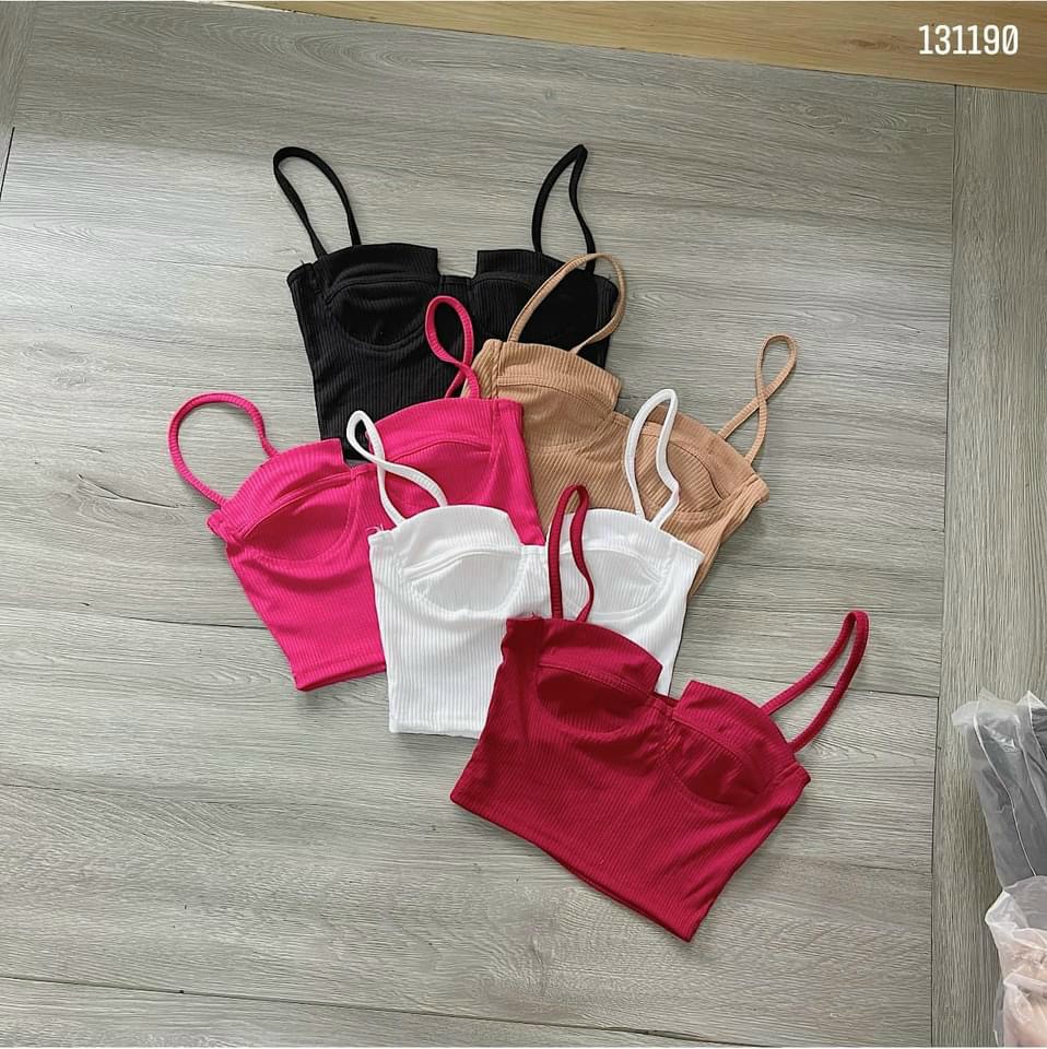ÁO 2 DÂY KHOÉT NGỰC CHẤT GÂN DÀY MỊN RUBY UTRRB