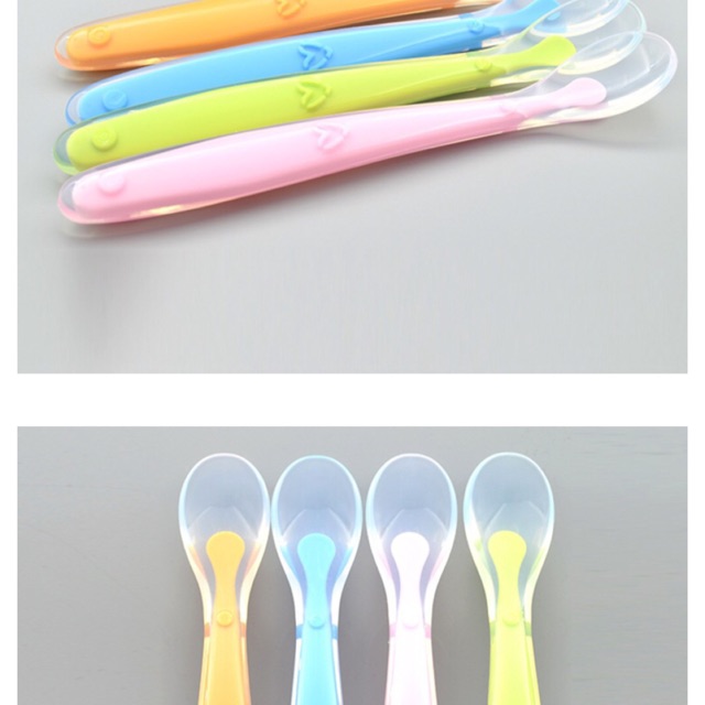 Thìa Silicon Mềm Dẻo cán to