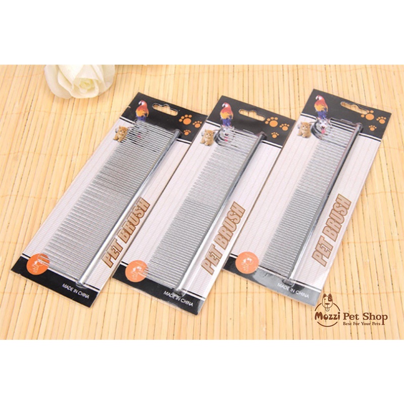Lược inox gỡ rối lông cho chó mèo