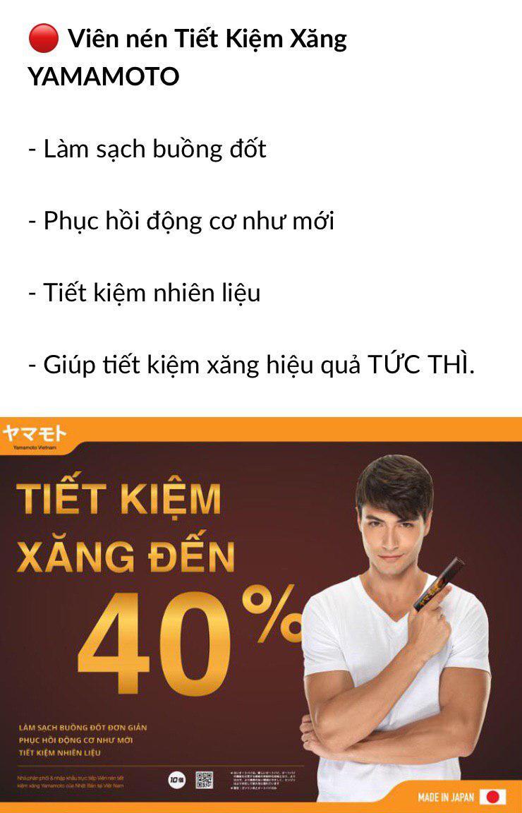 Viên nén tiết kiệm xăng Yamamoto