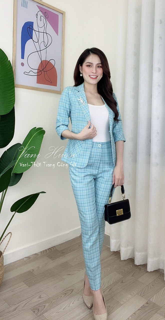 Set nguyên bộ áo Vest quần dài 