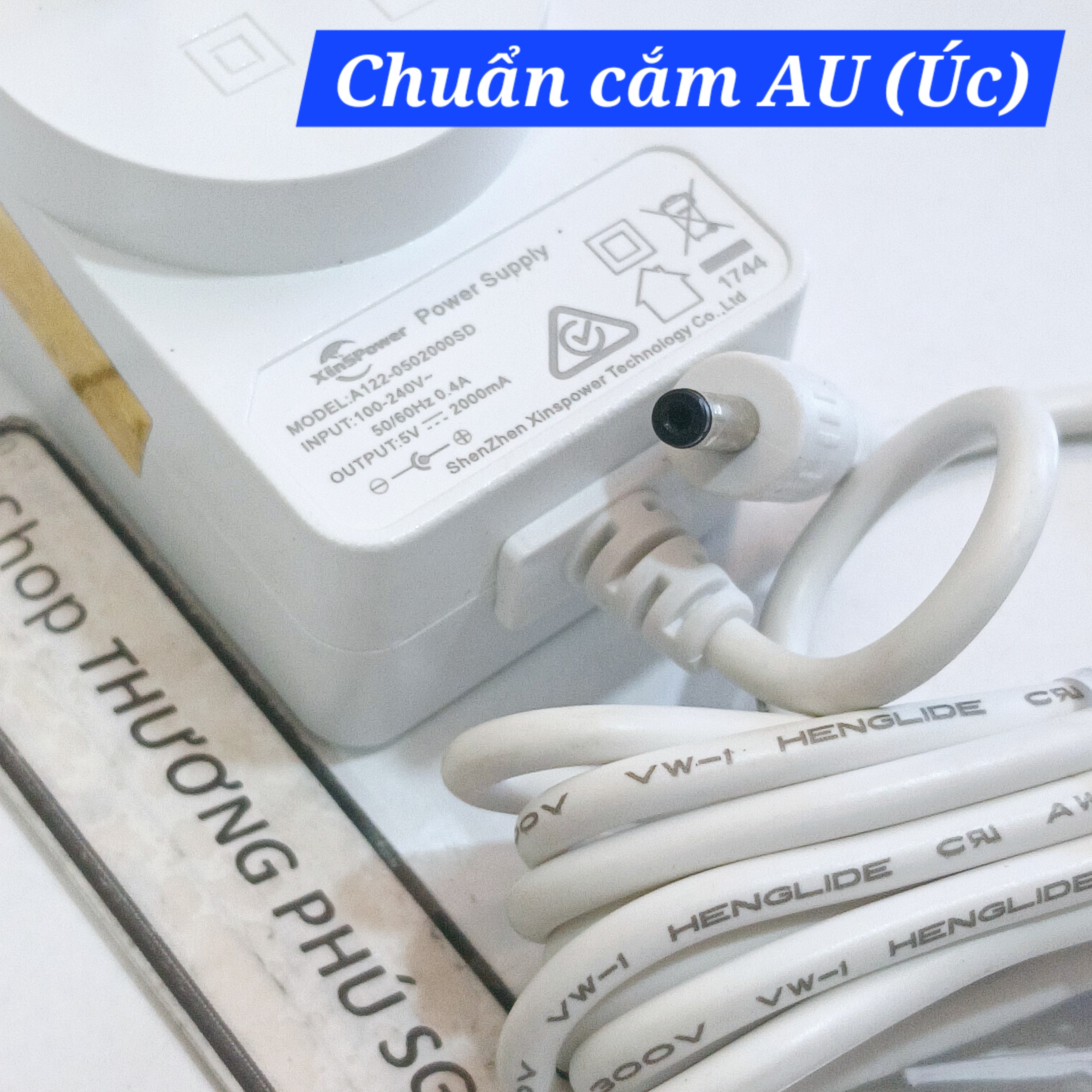 Nguồn Adapter DC 5V - 2A (Đầu 3.5mm X 1.35mm) (Nhiều hiệu khác nhau)
