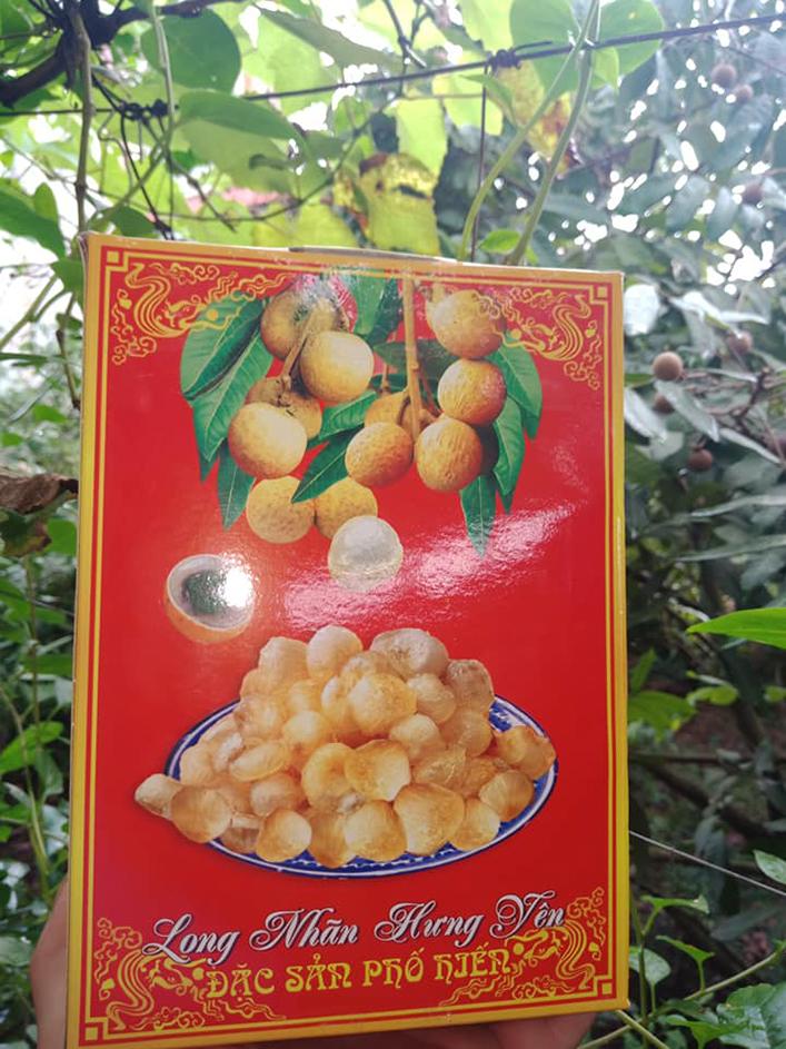 Long Nhãn Hưng Yên - Thương Hiệu Bà Mai (hộp 500g)