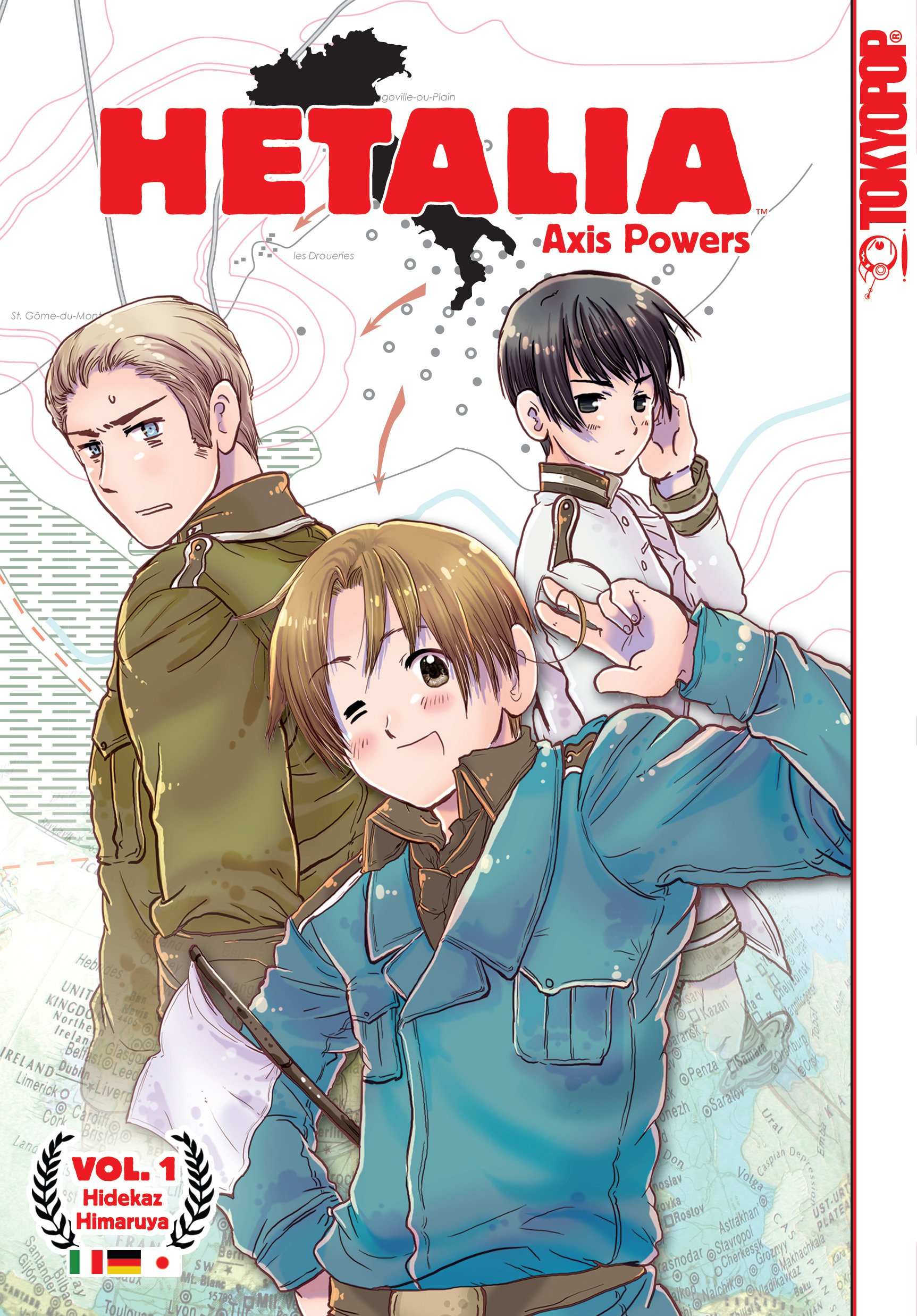 Hộp ảnh Postcard Hetalia - Axis Powers anime chibi