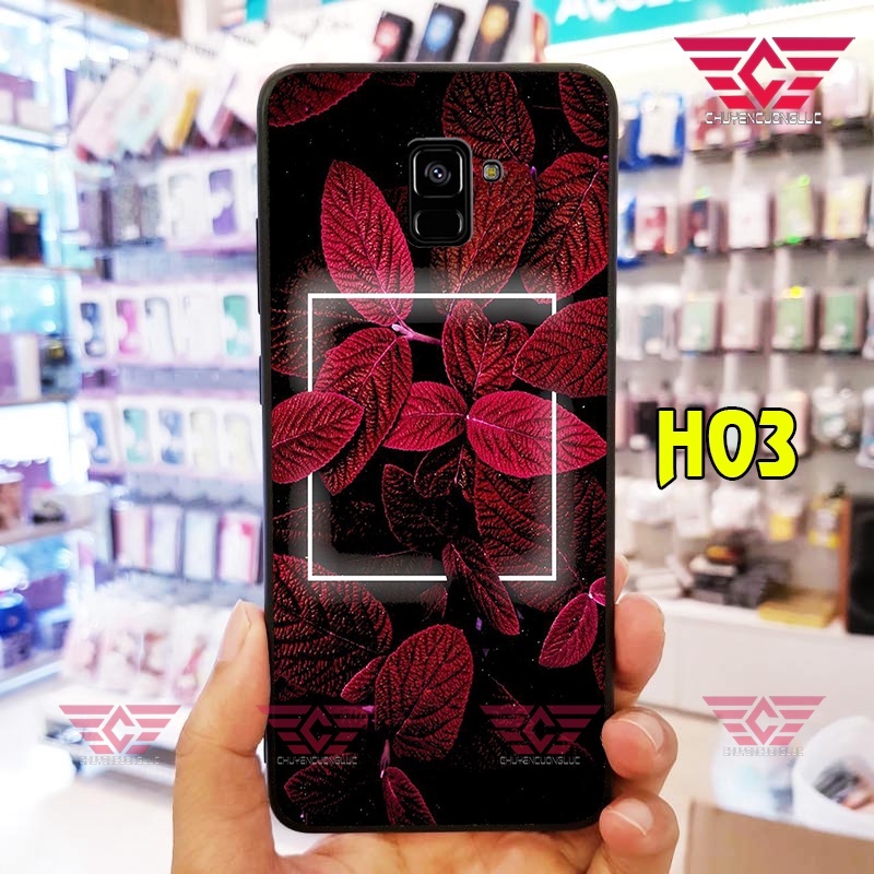 Ốp lưng samung J6, J6 PLUS, A6, A6 PLUS, A8, A8 PLUS hoa lá 2022 cực đẹp