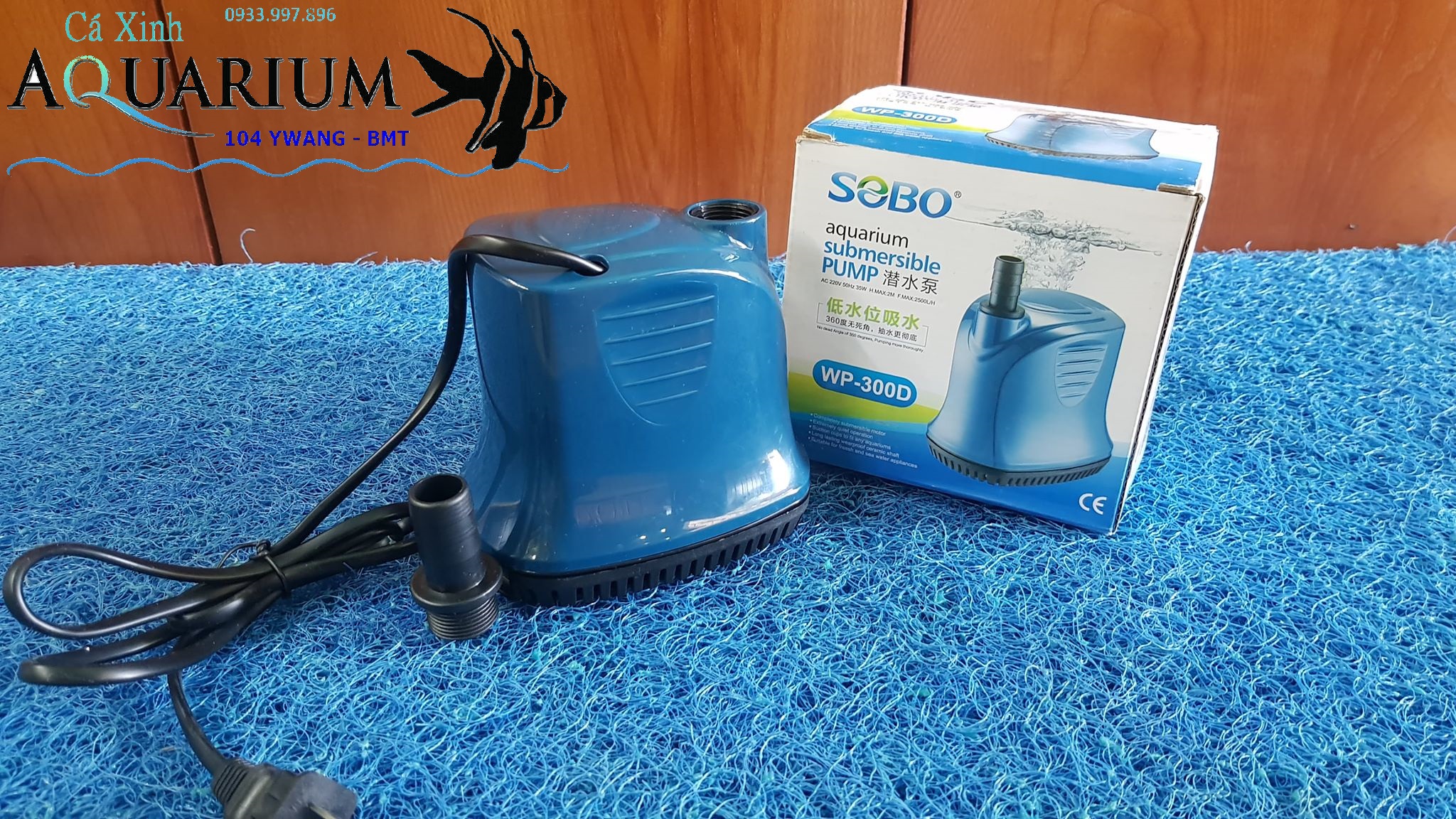 Máy bơm hút cặn đáy SOBO WP - 300D