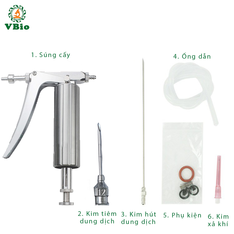 Dụng cụ cấy meo giống lỏng