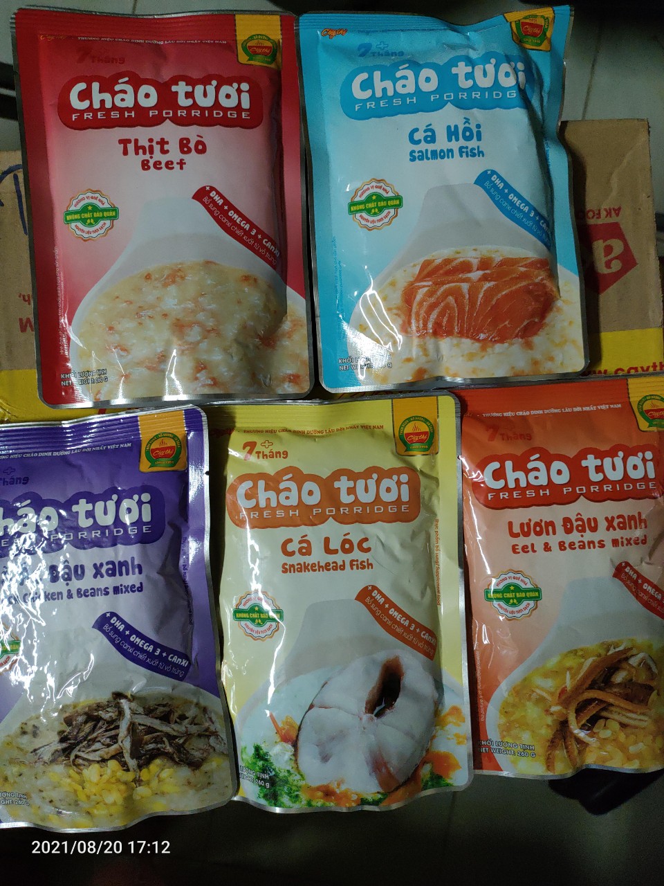 10 gói chao dinh duong cay thi