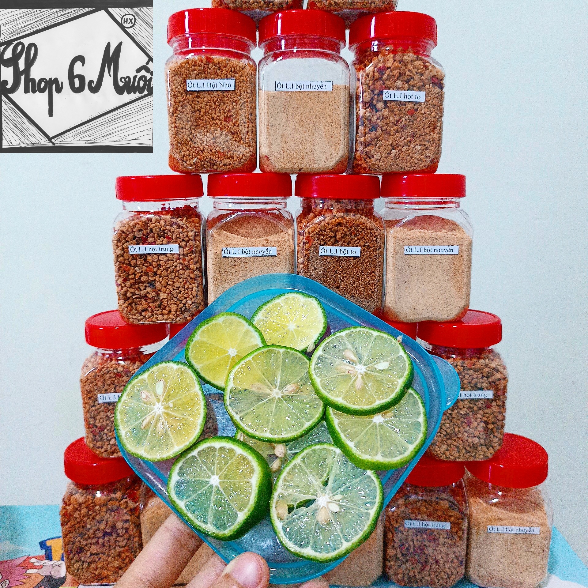 (Hũ 100gr) Muối ớt Tây Ninh Ngọc Châu (chay)