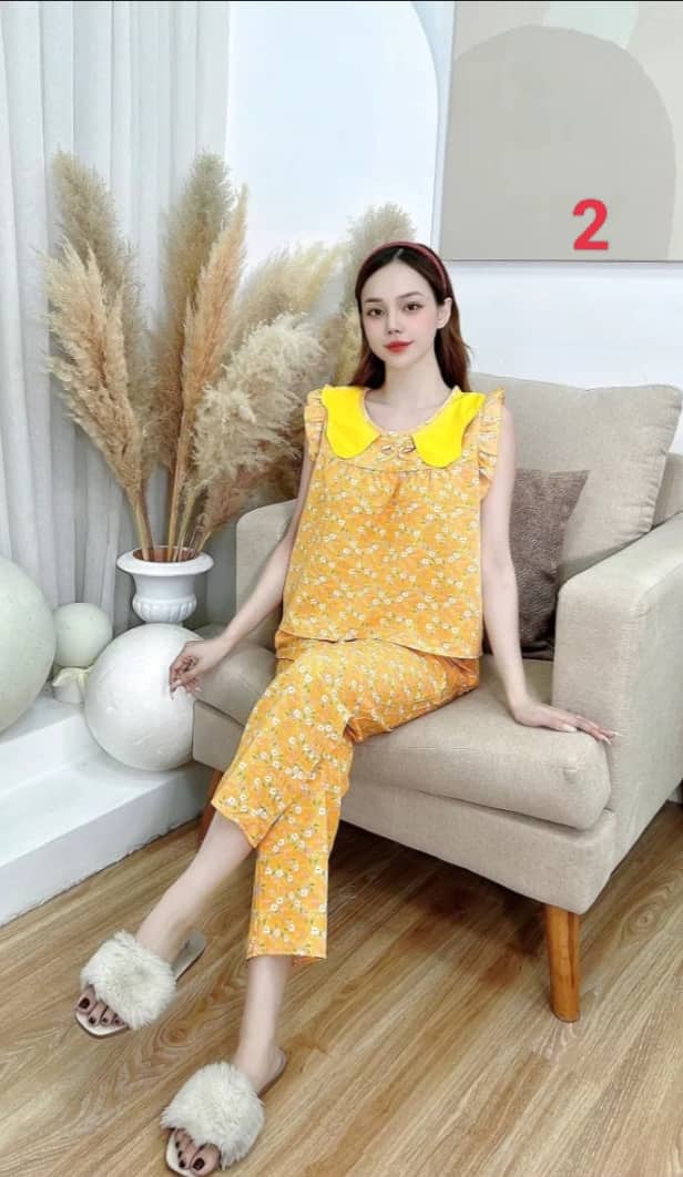 [HCM]Bộ lụa hàn 9 tấc - 40 đến 60kg - quần có túi - ẢNH THẬT