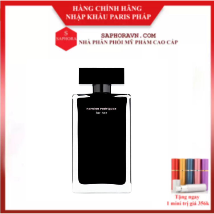 Nước hoa Narciso Rodriguez for Her EDT đen 100ml [Bao Test] [Chính Hãng]