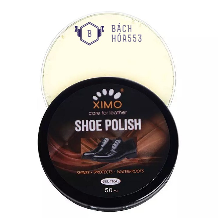 Hộp Xi Đánh Giầy Sáp Shoe Polish XIMO 50ml - Sáp đánh giầy - Xi đánh giầy - Xi đánh bóng giày da KL958