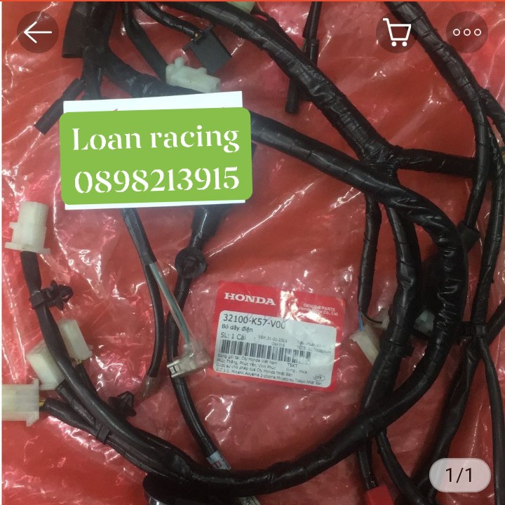 DÂY ĐIỆN SƯỜN WAVE BLADE ZIN HONDA