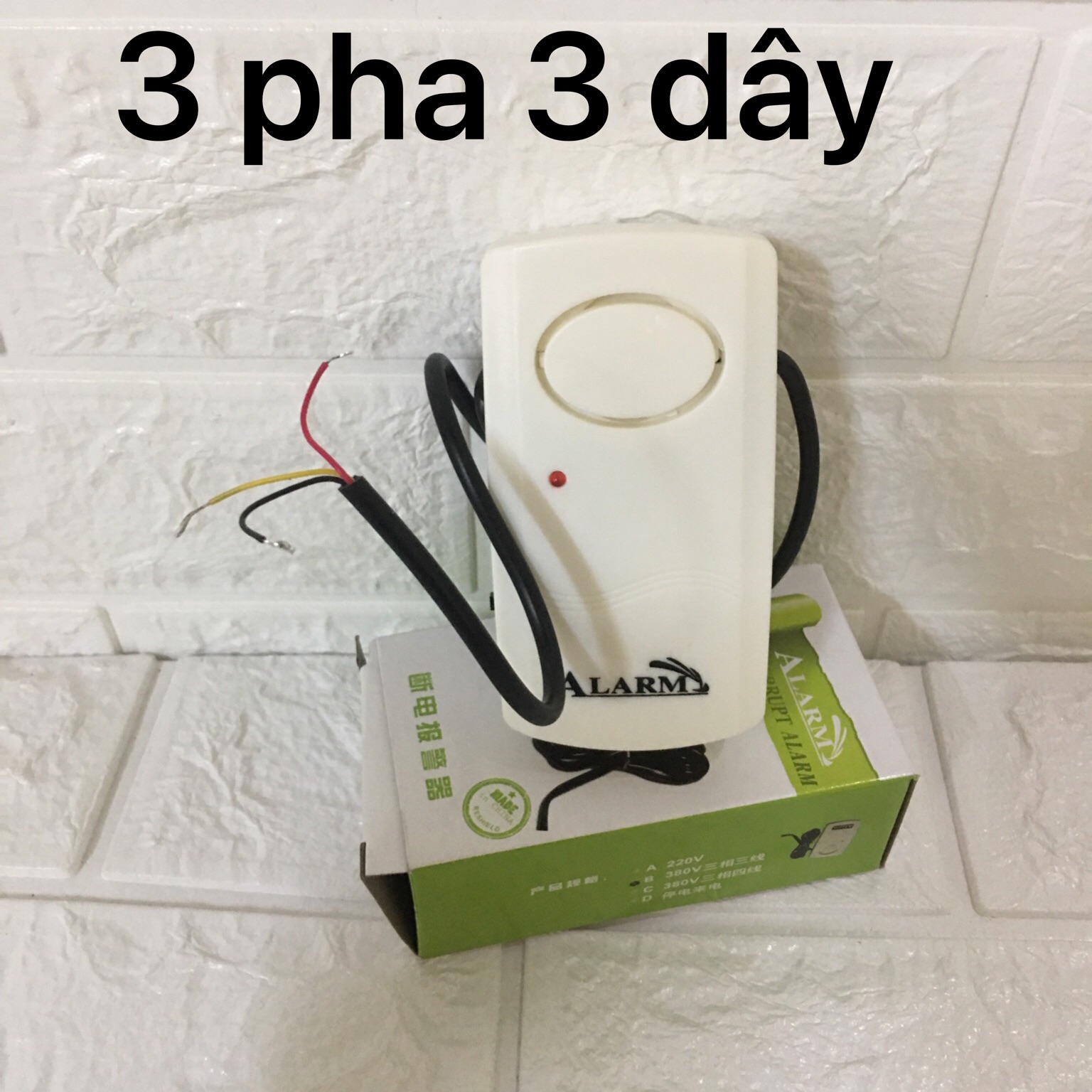 Chuông báo động mất điện 1 pha và 3 pha