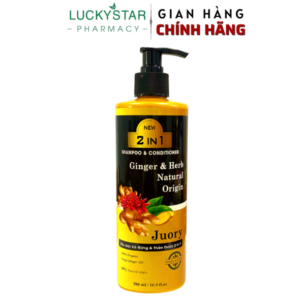 Dầu Gội Gừng và Thảo Dược Lucky Star