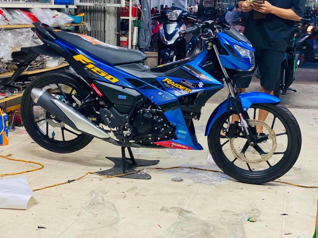 Tem rời Raider xanh đen rời