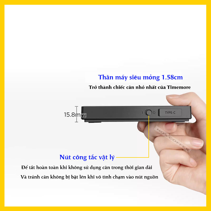 Cân Timemore Mini | Timemore Black Mirror Mini 2024