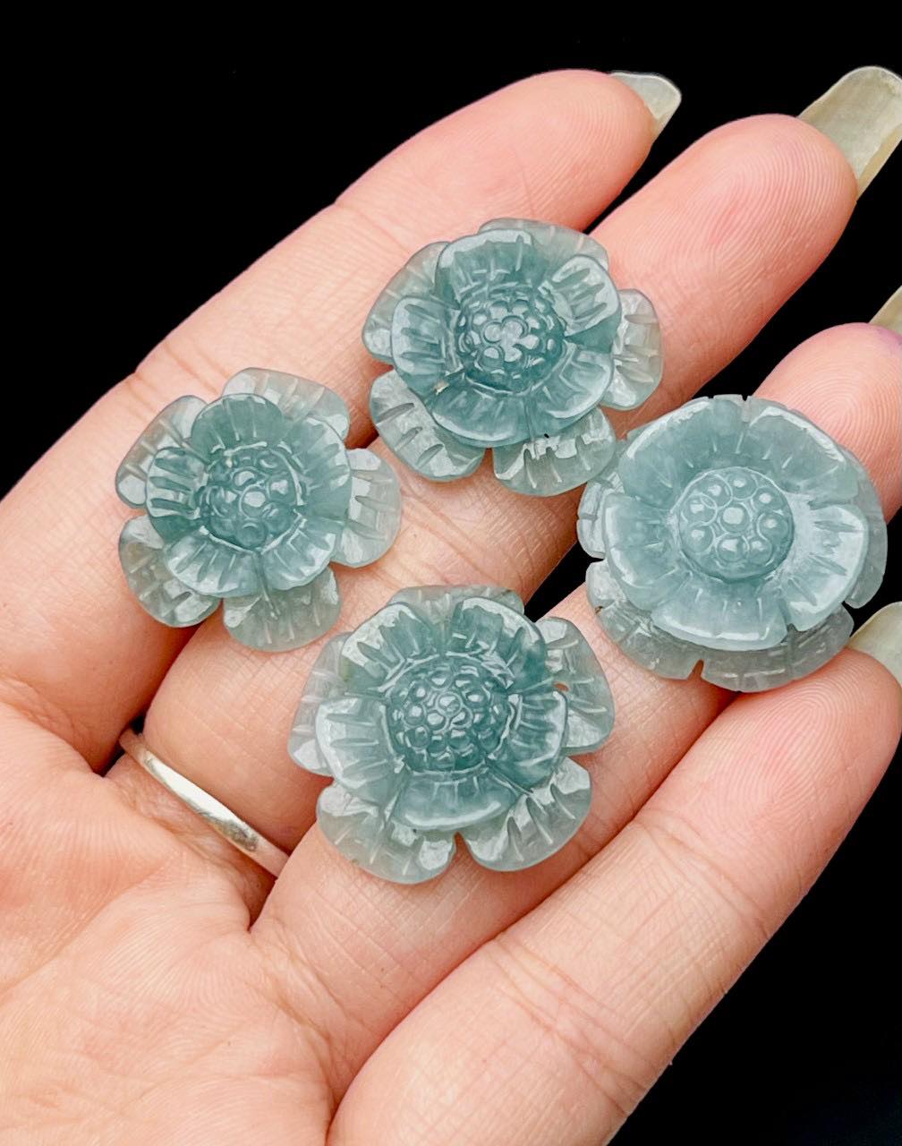 Pendant plum flower feng shui marble