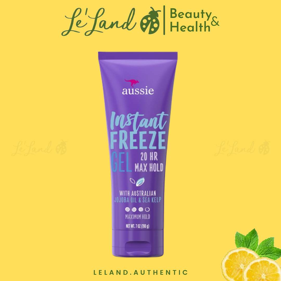 Bill US - Gel tạo kiểu tóc Aussie Instant Freeze Sculpting Hair Gel 198g
