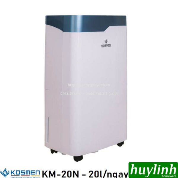 [HCM]Máy hút ẩm dân dụng Kosmen KM-20N - 20 lít/ngày