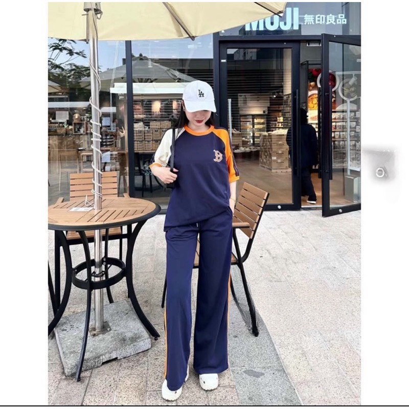 Đồ bộ nữ, set bộ dài quần và áo nữ bigsize thun tăm in chữ b